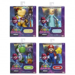 Super Mario Bros - Super Mario Galaxy Movie assorted figure 12,5cm 6 Τεμ.