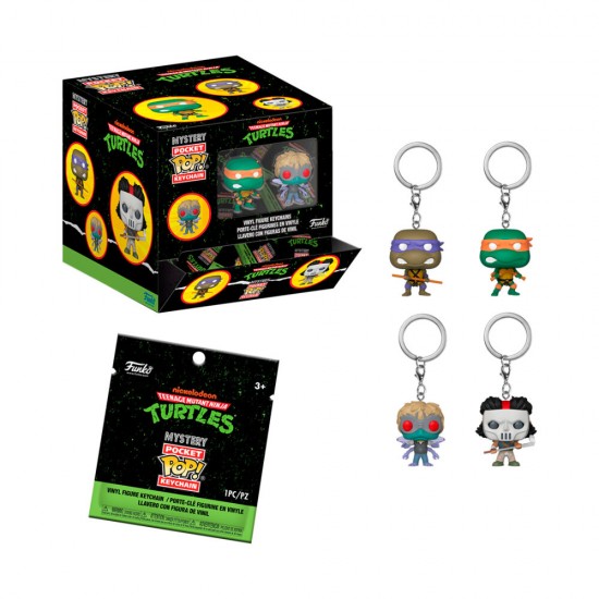 Assorted Pocket POP Keychain Ninja Turtles 12 Τεμ.