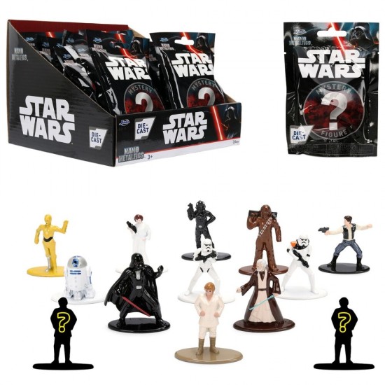Star Wars assorted about surprise metalfigs figure 4cm 24 Τεμ.