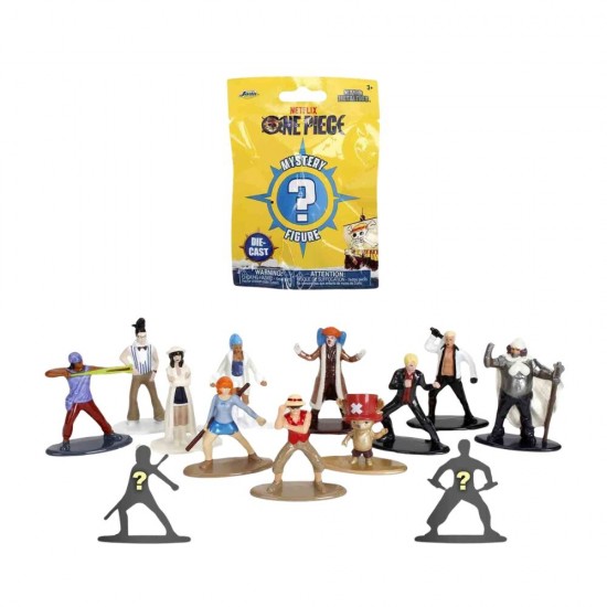 One Piece assorted about surprise metalfigs figure 4cm 24 Τεμ.