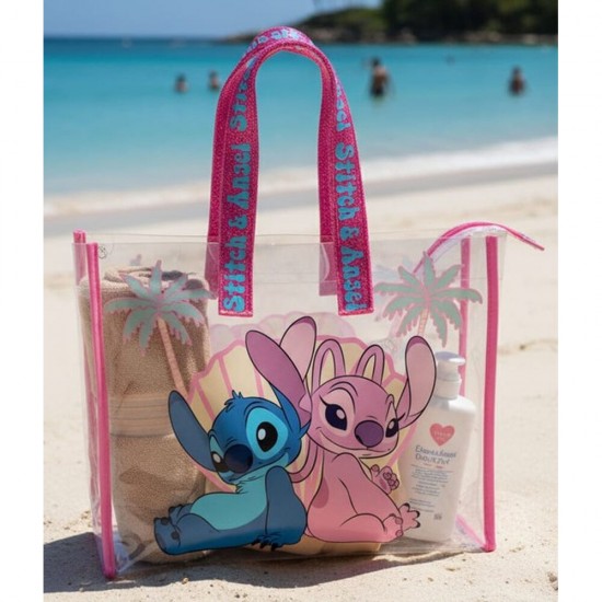 Disney Stitch & Angel beach bag