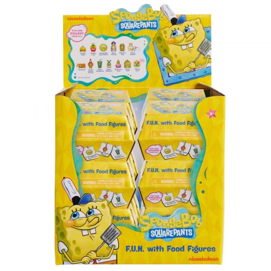 SpongeBob Squarepants F.U.N. Food assorted surprise figure 12 Τεμ.