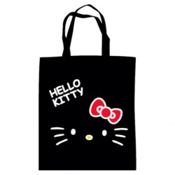 Hello Kitty black shopping bag 6 Τεμ.