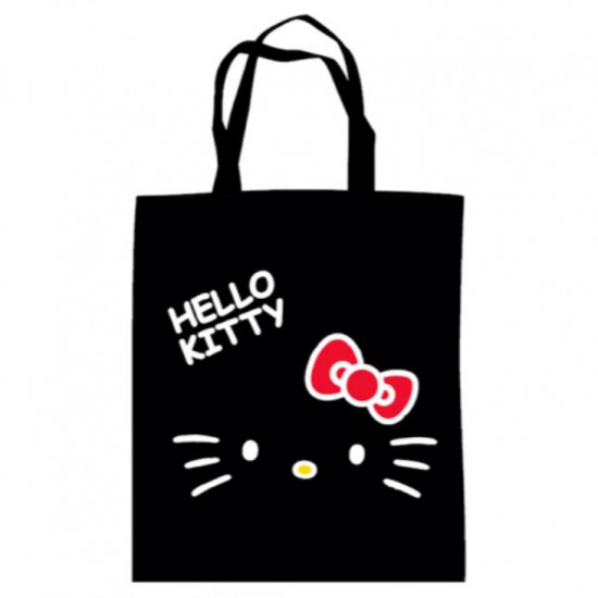 Hello Kitty black shopping bag 6 Τεμ.