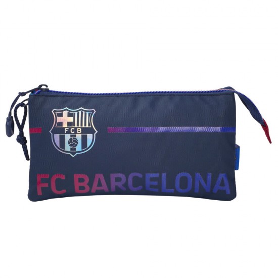 F.C. Barcelona triple pencil case