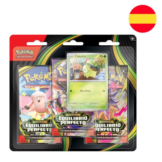 Spanish Pokemon Perfect Order pack of card games 3 envelopes 24 Τεμ.