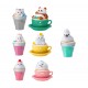 CharaLatte Art Case Animals assorted figure 12 Τεμ.