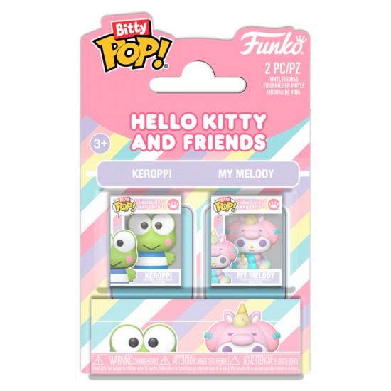 Bitty POP pack 2 figures Hello Kitty and Friends Keroppi & My Melody 12 Τεμ.