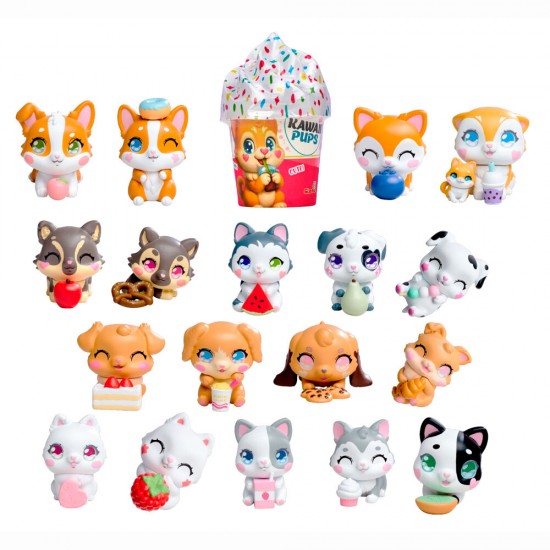 Kawaii Pups assorted mini figure 30 Τεμ.