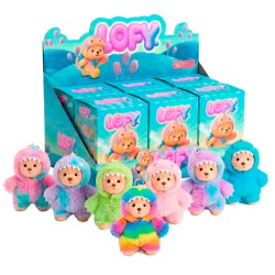 Lofy Bear assorted Blind Box Surprise plush toy keychain 6 Τεμ.