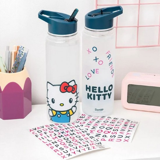 Hello Kitty bottle with stickers 650ml