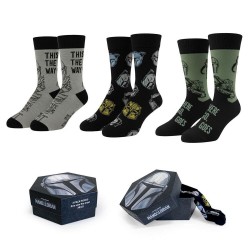 Star Wars The Mandalorian adult pack 3 socks 2 Τεμ.