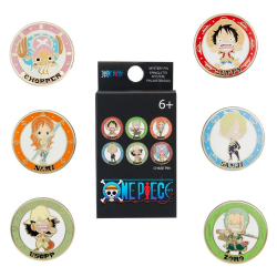 Loungefly One Piece Chibi Mystery Blind Box Enamel Pin assorted 12 Τεμ.