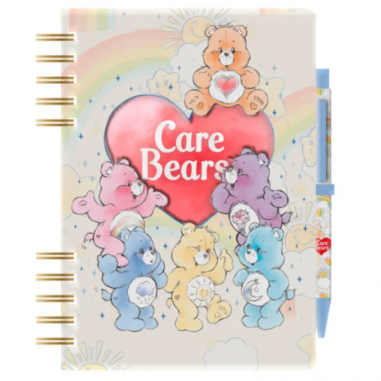 Care Bears A5 notebook + pen and stickers