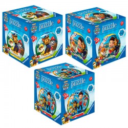 Paw Patrol 3D assorted Puzzle 54pz 6 Τεμ.