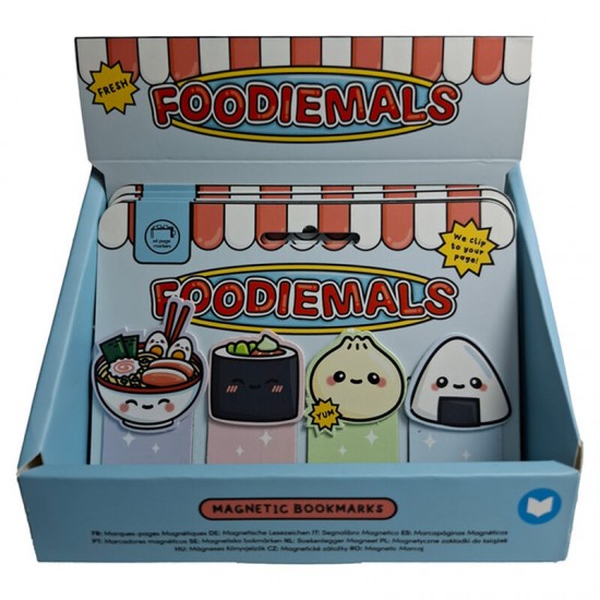 Foodiemals Ramen and Sushi magnetic bookmark set 24 Τεμ.