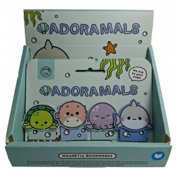 Adoramals adorable animals magnetic bookmark set 24 Τεμ.