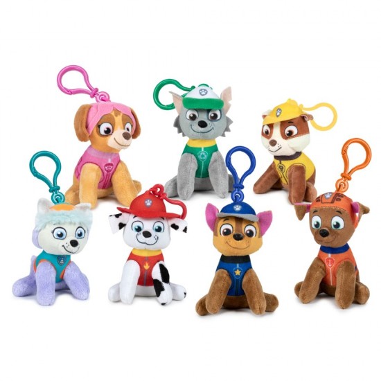 Paw Patrol assorted plush keychain 10cm 196 Τεμ.