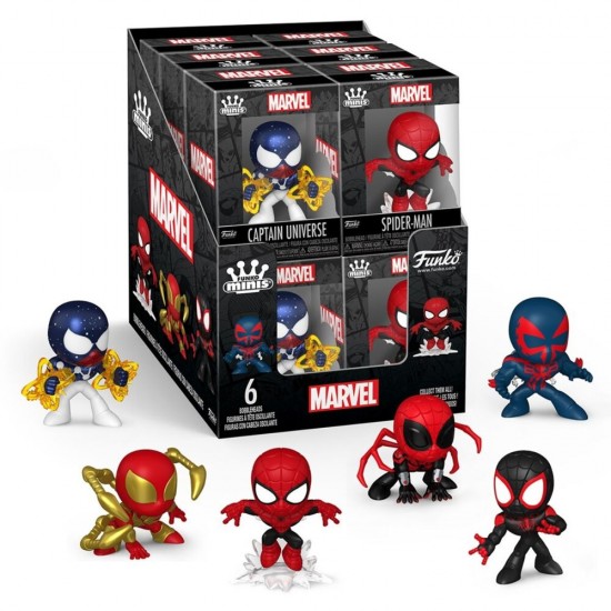 Assorted Mini Vinyl figure Marvel Spider-Man Comics 12 Τεμ.