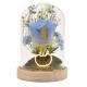 Disney Princess Cinderella florals in a clonche with neon light