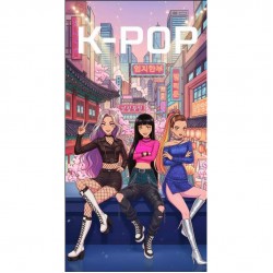 Kpop microfibre beach towel