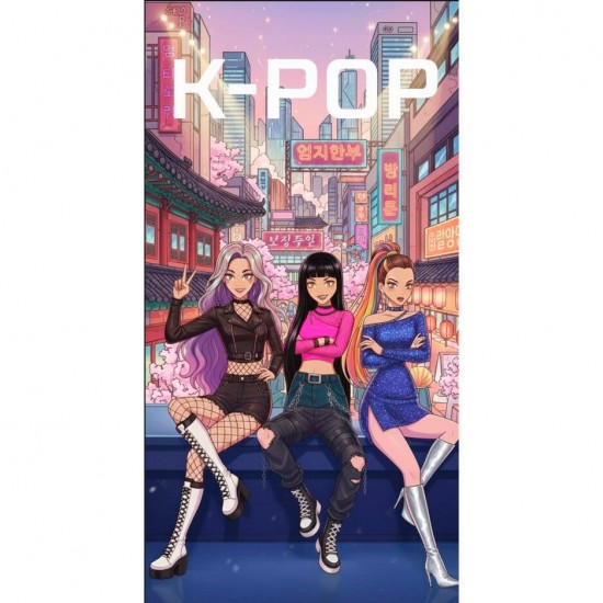 Kpop microfibre beach towel