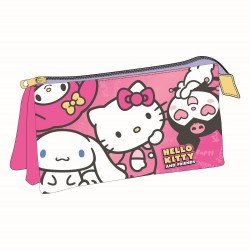 Hello Kitty and Friends triple pencil case