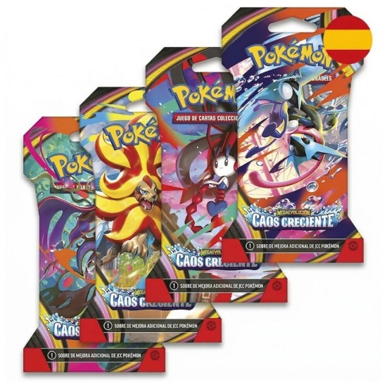 Spanish Pokemon Megaevolution assorted about card game 24 Τεμ.