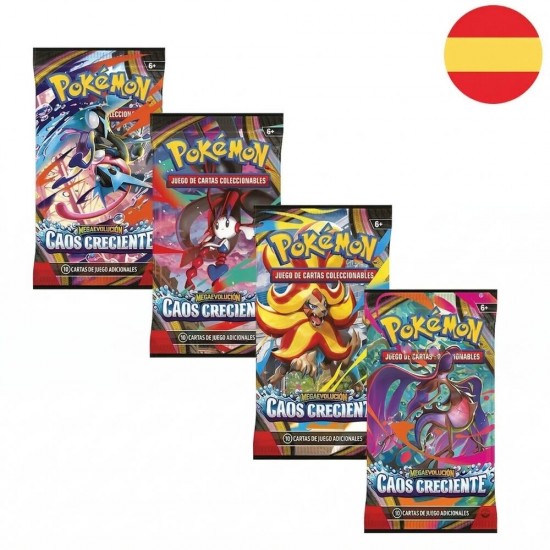Spanish Pokemon Megaevolution about card game 36 Τεμ.