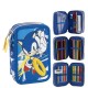 Sonic the Hedgehog triple pencil case