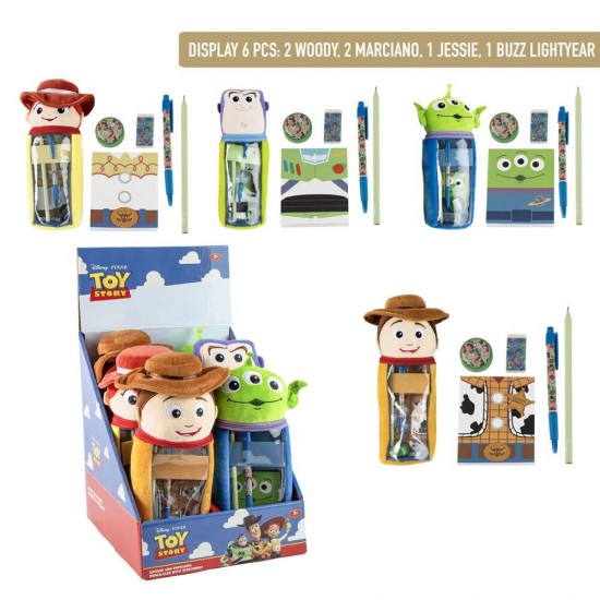 Disney Pixar Toy Story assorted plush pencil case 6 Τεμ.