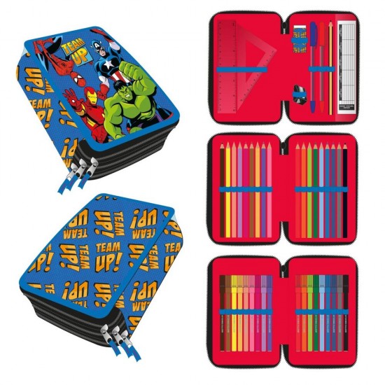 Marvel Avengers triple pencil case