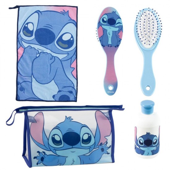 Disney Stitch toiletries bag set