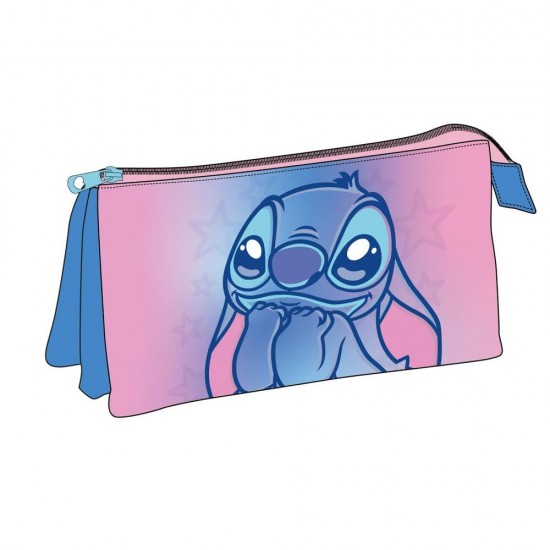 Disney Stitch triple pencil case