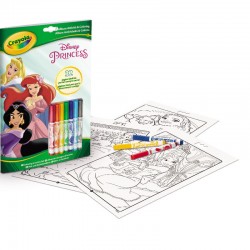 Crayola Disney Set 7 markers + Princess Activity Book 12 Τεμ.