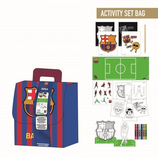F.C. Barcelona Colouring set backpack 6 Τεμ.