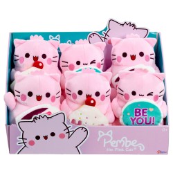 Pembe assorted plush toy 15cm 6 Τεμ.