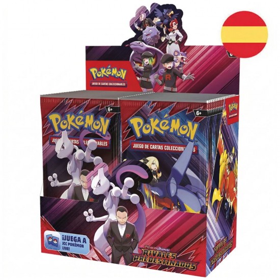 Spanish Pokemon Fated Rivals booster pack card game 36 Τεμ.