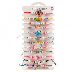 Boho beach characters assorted bracelet 12 Τεμ.