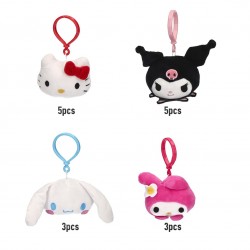 Hello Kitty and Friends plush keychain 16 Τεμ.