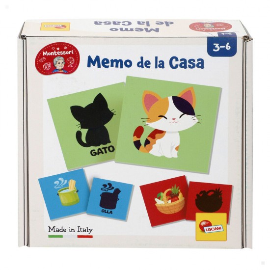 Lisciani Montessori memory game 12 Τεμ.