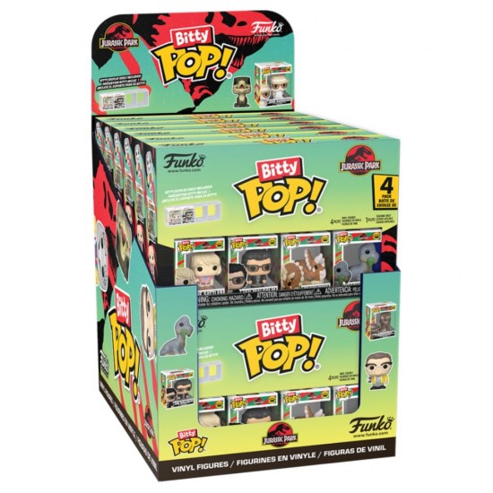 Assorted Blister 4 figures Bitty POP Jurassic Park 12 Τεμ.
