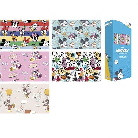 Disney Mickey & Friends Racing assorted wrapping paper 50 Τεμ.