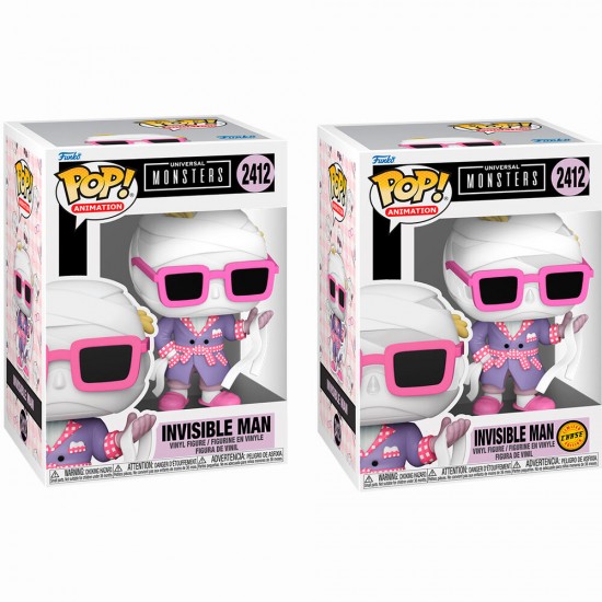 POP figure Universal Monsters Invisible Man 5 + 1 Chase 6 Τεμ.