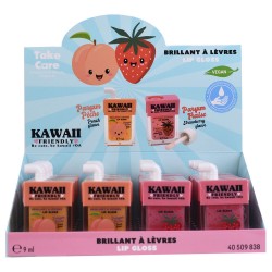 Kawaii assorted Lip balm + gloss 24 Τεμ.