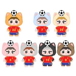 Niinoo Dreaming Spain Football Blind Box Surprise doll keychain 17cm 6 Τεμ.