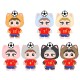 Niinoo Dreaming Spain Football Blind Box Surprise doll keychain 17cm 6 Τεμ.
