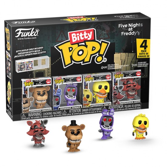 Blister 4 figures Bitty POP Five Nights at Freddy´s
