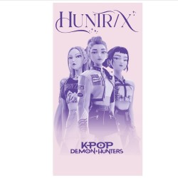 KPop Demon Hunters Huntrix microfibre towel