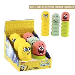 Bob Sponge assorted silicone pencil case 6 Τεμ.